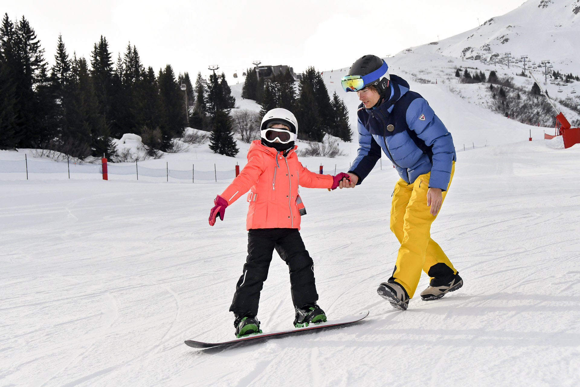 moniteur de snowboard privé à Courchevel 1850
